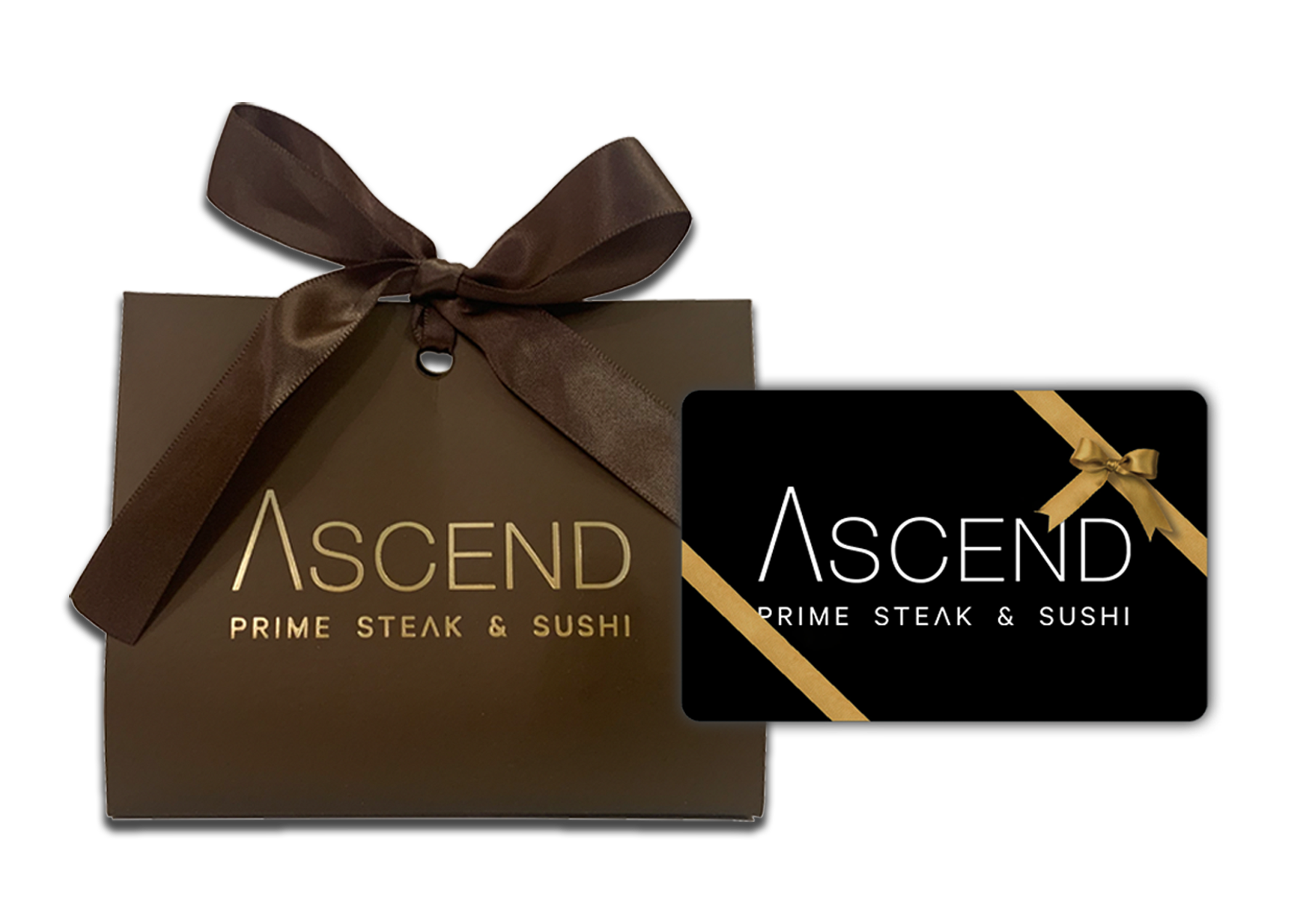 Ascend Prime Steak & Sushi Gift Card and Holder