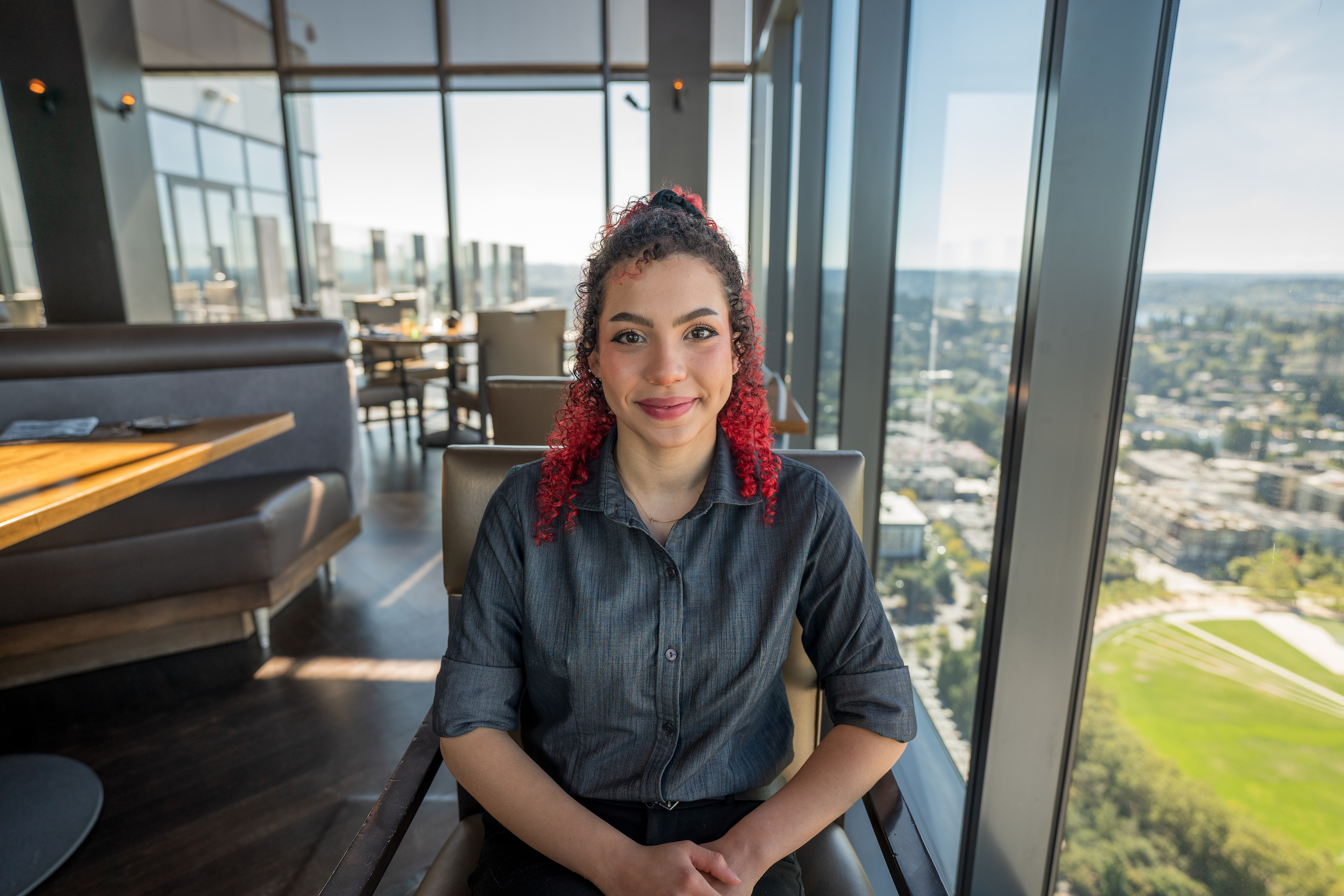 Bellevue steakhouse food runner Daisy Richardson