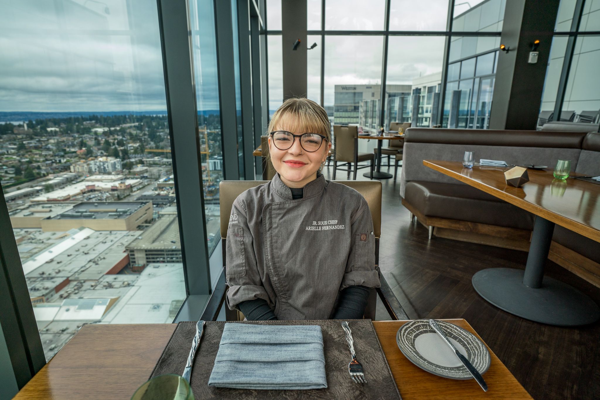 Bellevue restaurant Junior Sous Chef Arielle Fernandez