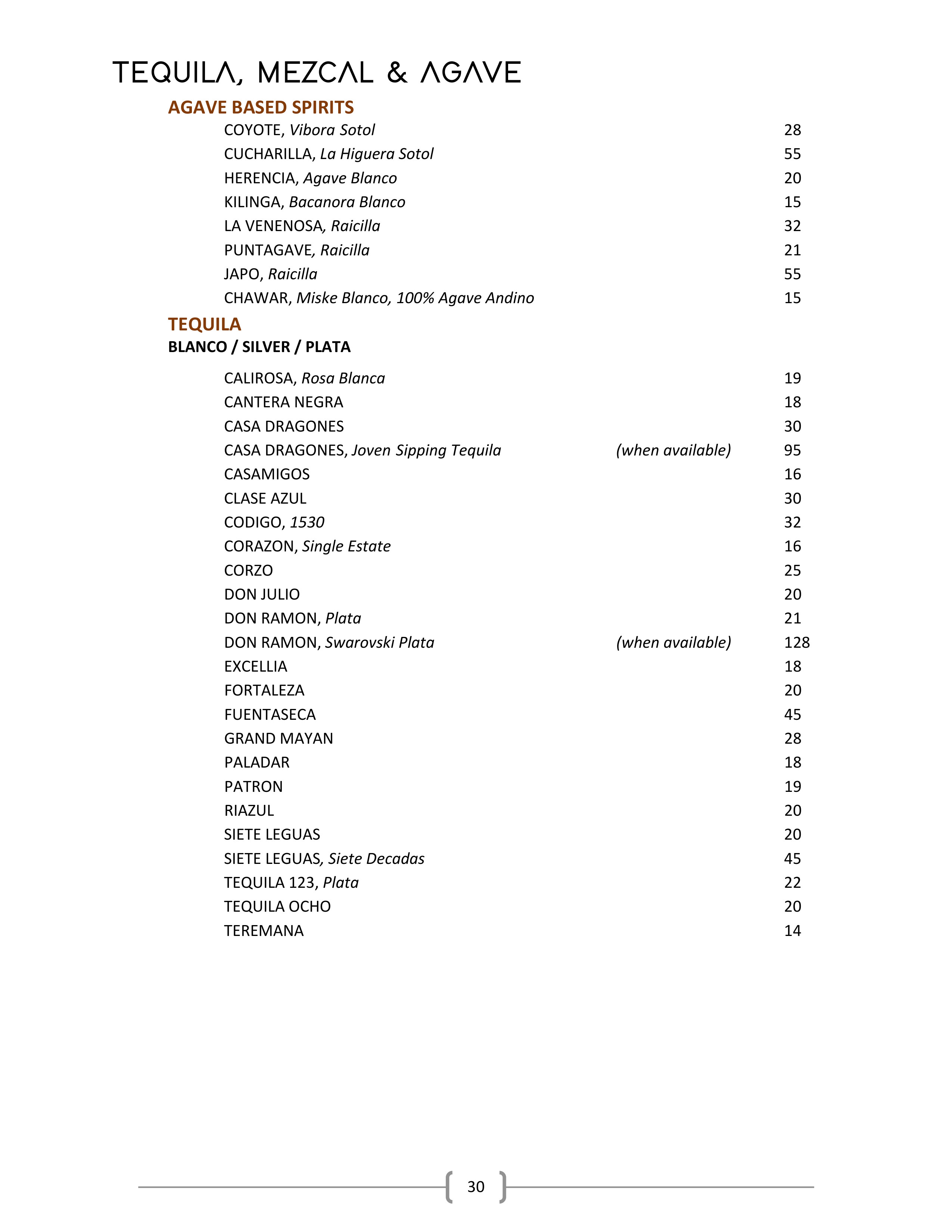 Wine & Spirits List Ascend Prime Steak & Sushi